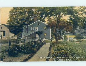 Unused Divided-Back HISTORIC HOME Haverhill Massachusetts MA d1084
