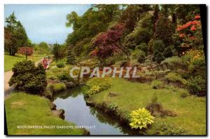 Postcard Modern Rock Garden Valley Gardens in Harrogate