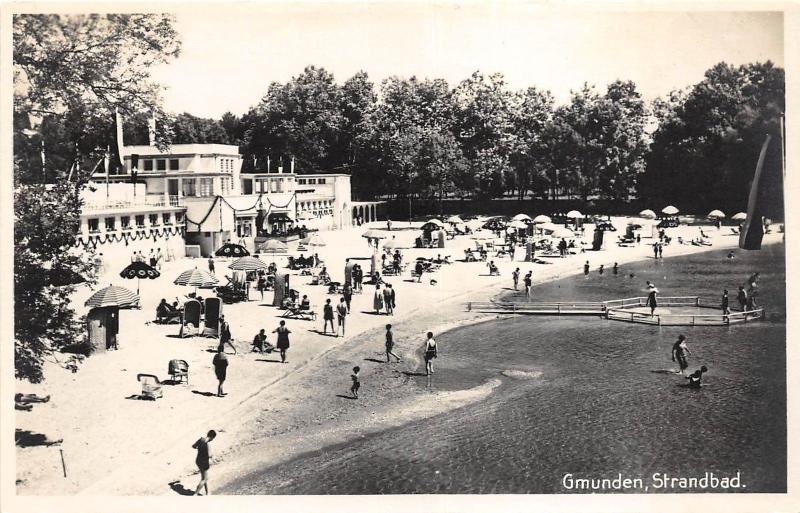 BG25930 gmunden strandbad  germany