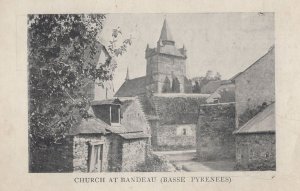 Church At Bandeau Basse Pyrenees Old Idle Moments Postcard