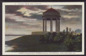 Sunset From the Lookout,Sesqui-Centennial Exposition,Philadelphia,PA