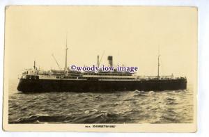 pf7153 - Bibby Line Liner - Dorsetshire , built 1920 - postcard