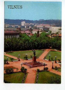 493238 USSR 1990 year Lithuania Vilnius Lenin monument postcard