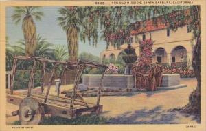The Old Mission Santa Barbara California 1949