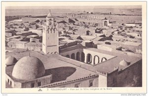 Vue Sur La Ville Indigene Et La Gare, Touggourt, Algeria, Africa, 1900-1910s