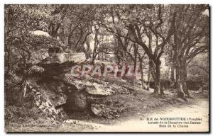 Old Postcard Ile de Noirmoutier Entree From The House of Dames Bois de la Chaise