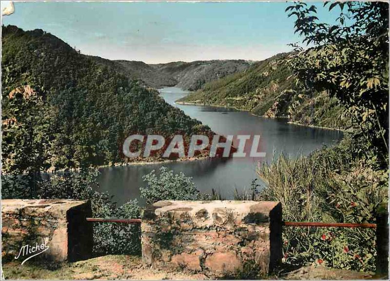 Postcard Modern Dordogne Correze Cantal Gorges Dam Eagle