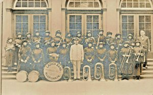 Allentown PA Ladies Band in 1915 Real Photo Postcard