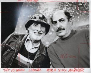 Spike Milligan With Alfred Marks Ask A Silly Answer TV Times Press Photo