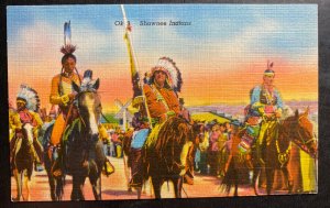 Mint USA PPC Picture Postcard Native American OK 9 Shawnee Indians