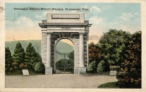 TN - Chattanooga. National Military Cemetery Entrance