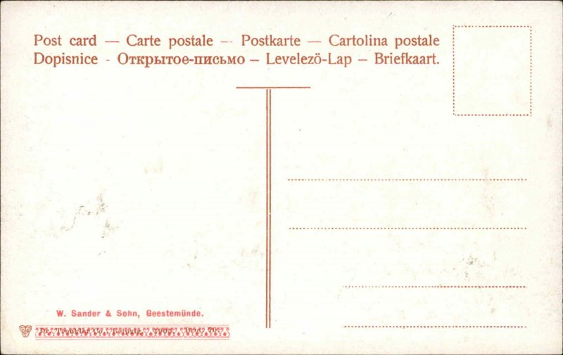 Steamship Nordd Lloyd Line BREMEN c1910 Postcard