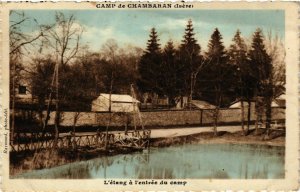 CPA Camp de Chambaran - L'Etang a l'entree du Camp FRANCE (962251)