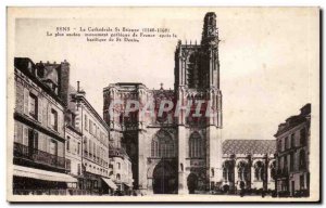 Old Postcard Sens Cathedrale St Etienne