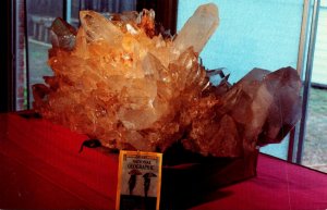 Arkansas Jessieville Quartz Crystal Cluster Mined From Coleman Crystal Mine