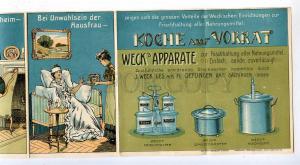 192747 ADVERTISING Koche auf Vorrat Wecks Apparate conservatio