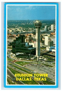 Vintage Reunion Tower Dallas, Texas Postcard F123