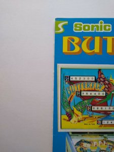 Butterfly Pinball Flyer Original 1977 Promo Advertising Fantasy Art Sheet Sonic 