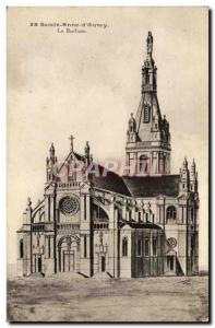 Old Postcard Sainte Anne d & # 39Auray Basilica