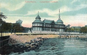 Post card Denmark Copenhagen Langelinies Pavillon
