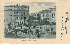 CARTOLINA d'Epoca: CAGLIARI Città: CORSO V EMANUELE