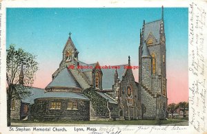 MA, Lynn, Massachusetts, Saint Stephan Memorial Church, Copper Windows, Caldwell