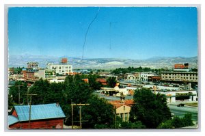 Birds Eye View Elko Nevada NV Chrome Postcard O19