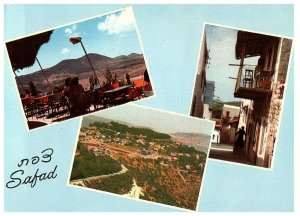 Safad Israel the Highest City in Israel & Galilee Postcard 4 x 6