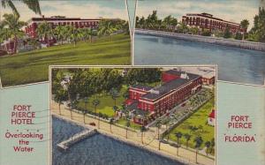 Florida Fort Pierce Fort Pierce Hotel Overlooking The Water 1951