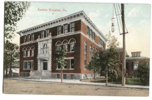 Postcard Easton Hospital PA