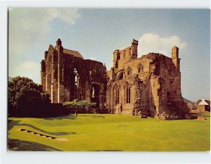 Postcard Choir (left), North Transept, Melrose Abbey, Melrose, Scotland