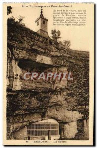 Old Postcard The Pointe Du Raz Trepassey Tunnels