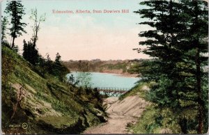 Edmonton Alberta from Dowlers Hill AB Souvenir Postcard H29