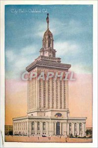 Modern Postcard City Hall Oakland Cal Bird Eye View 12th and Broadway Showing...
