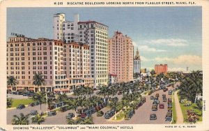 Biscayne Boulevard Looking North from Flagler Street Miami, Florida  