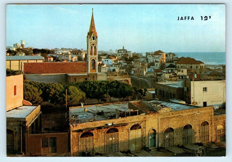 JAFFA, Israel ~ PANORAMA of Ancient CITY c1950s Continental 4 x 6 in. Postcard