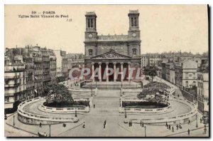 Postcard Old Paris Church of Saint Vincent de Paul