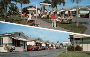 Largo Florida FL Motel 1950s-60s Postcard