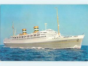 Pre-1980 postcard of NAMED IDENTIFIABLE BOAT hp8350@