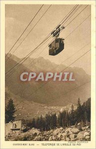 Old Postcard Chamonix Cable car of the Aiguille du Midi