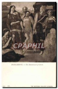Postcard Old Buonarroti The Entombment of Christ The National Gallery London