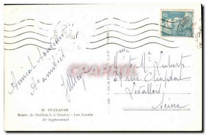 Old Postcard St Claude St Claude Route Du In Geneva Laces Septmoncel