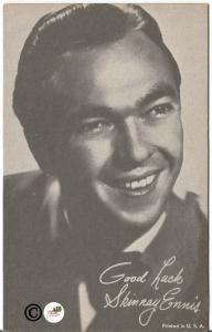 Head Shot Photograph Postcard of Skinnay Ennis 1920-1930 American Jazz Singer