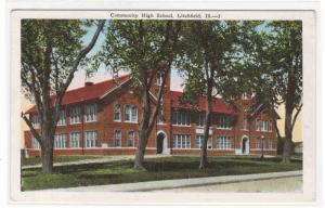 Community High School Litchfield Illinois postcard