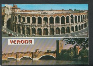 Italy Postcard - Verona - Arena, Castelvecchio    T3635