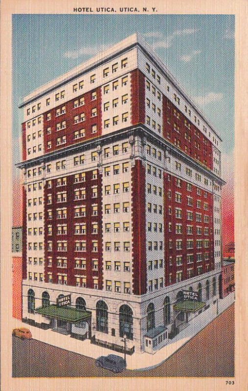 Postcard Hotel Utica Utica NY