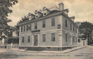 Vernon House NEWPORT, RI Revolutionary War Albertype c1910s Vintage Postcard