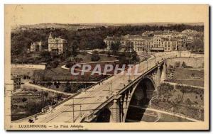 Old Postcard Luxembourg Adolphe Bridge