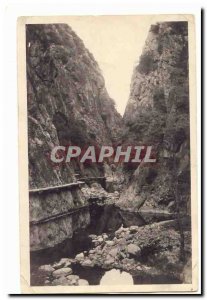 Amelie les Bains Old Postcard Gorges Mondony