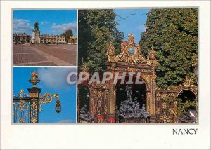 Modern Postcard Nancy (M and M) The Fountain of Neptune Statue of Stanislas T...